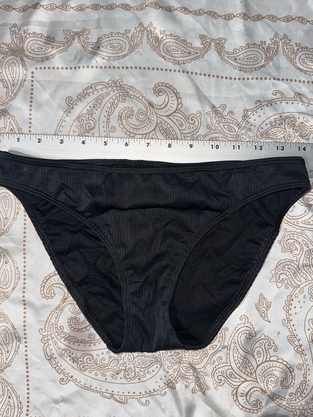 Hollister Black Swim Brief with Logo small Y2K vintage